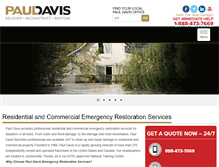 Tablet Screenshot of pauldavis.com