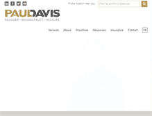 Tablet Screenshot of pauldavis.ca